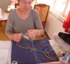 Irena Baumann hochkonzentriert
