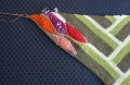 "Palmstamm mit Bougainvillien" am 7.Kurs-Tag