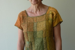 Monika Stephan in ihrem "Polycolori"-Pulli