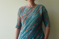 Ulrike Kronsbein in ihrem Ahrenshoop-Pullover