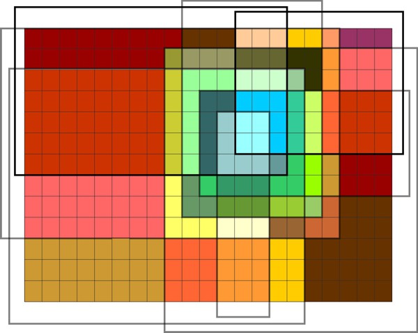 Gestaltungsskizze für Paul-Klee-Inspirations-Kurs von Gabriele Kluge, inspiriert von Paul Klees "Polyphon gefasstes Weiss"