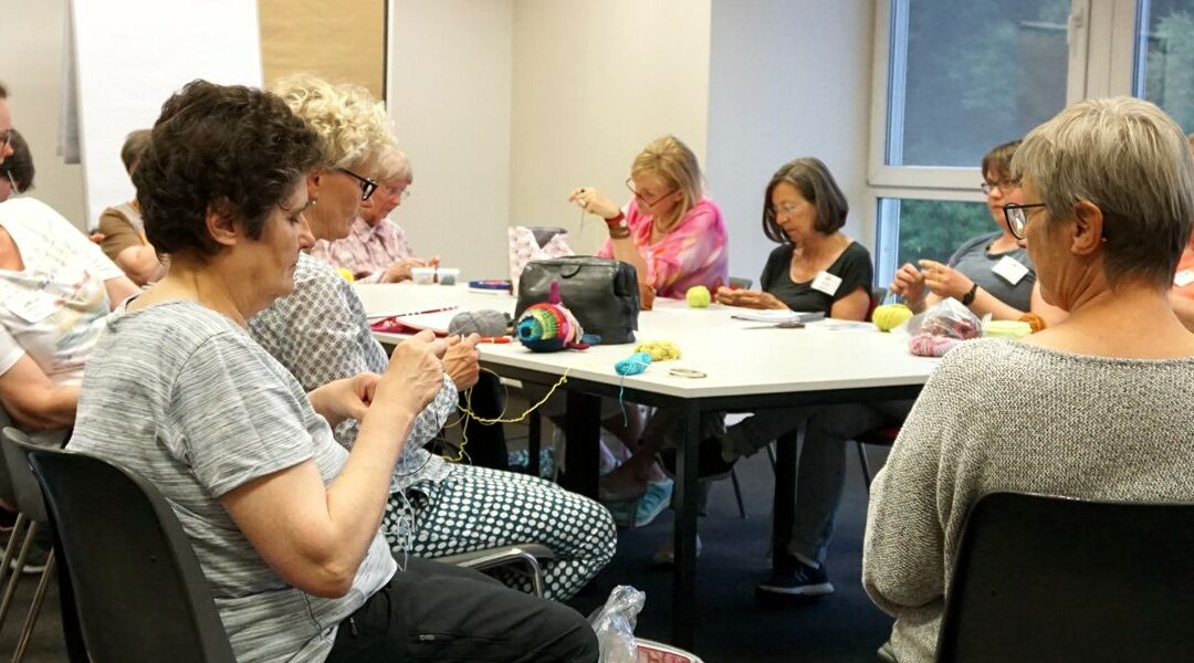 im Workshop KlugeStrickArt